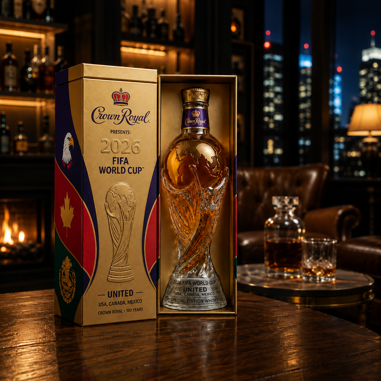 2026年ワールドカップエディション - ウイスキー decanter