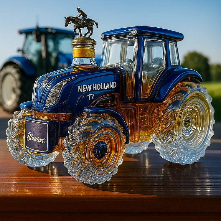 クラシックウイスキーボトル(ニューホランドT7トラクターの形)