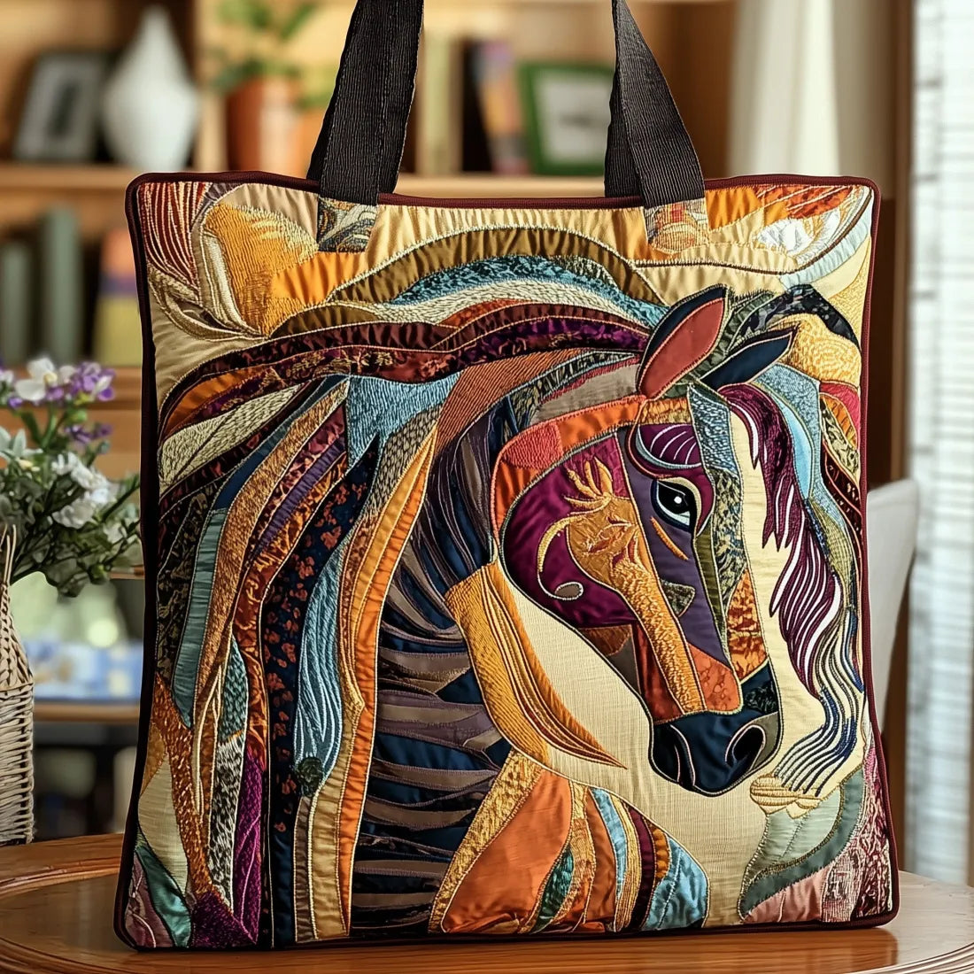 サックアーティザナル - カラフルモザイクの馬