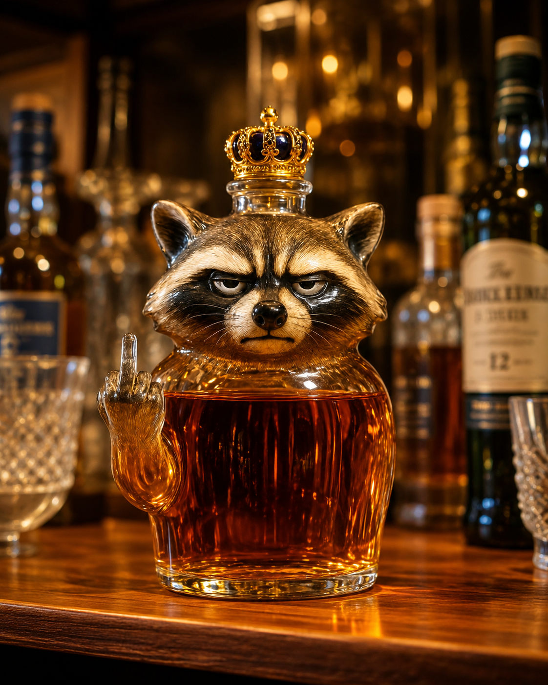 ウイスキーボトル — アライグマレベルエディション