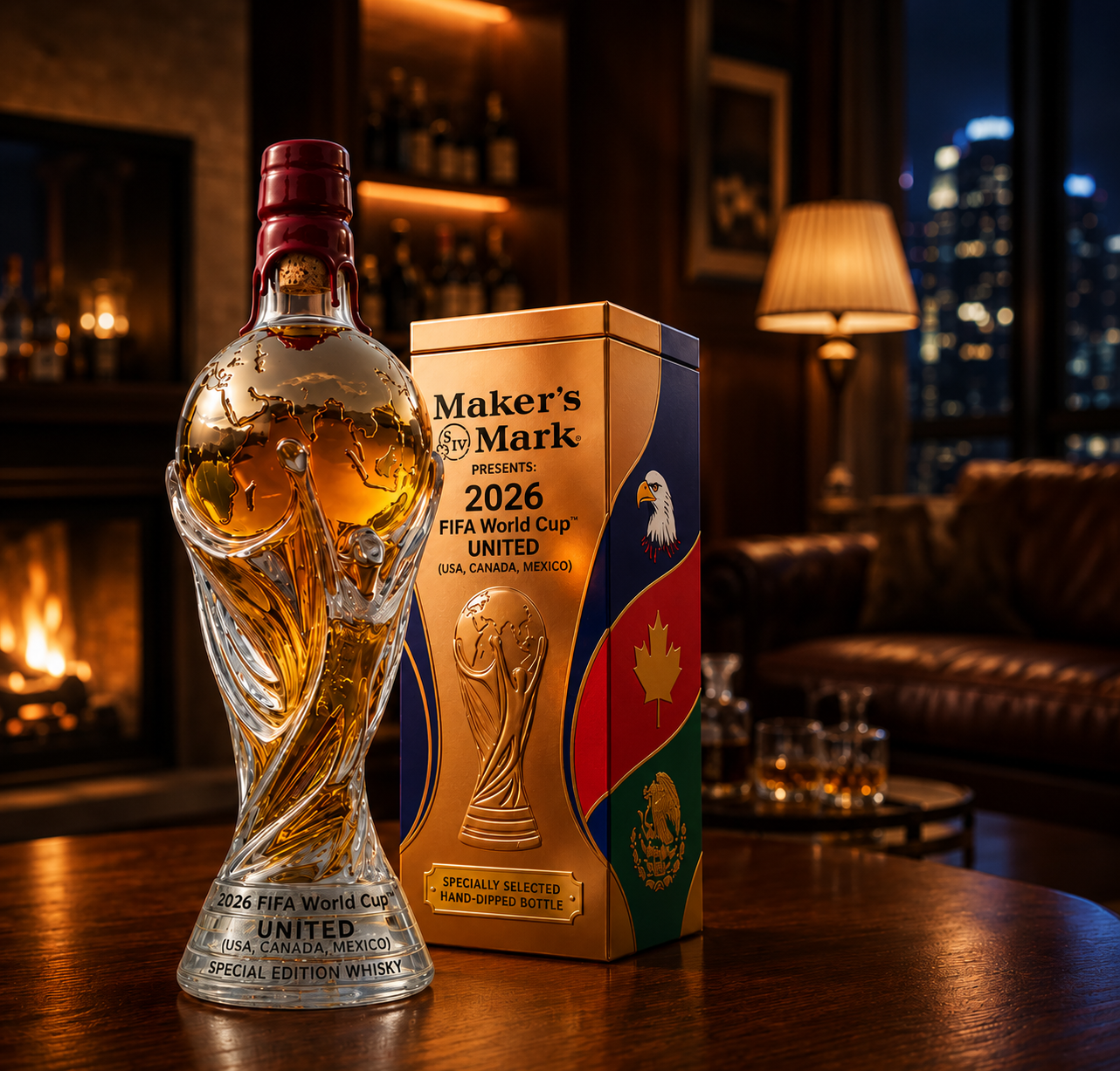 2026年ワールドカップエディション - ウイスキー decanter